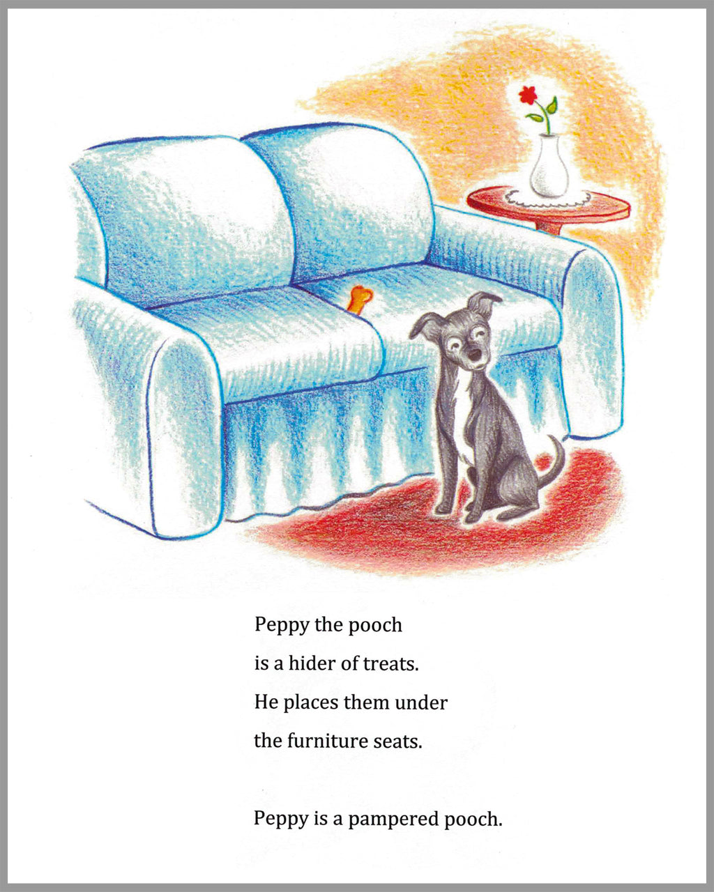 Peppy, the Pampered Pooch