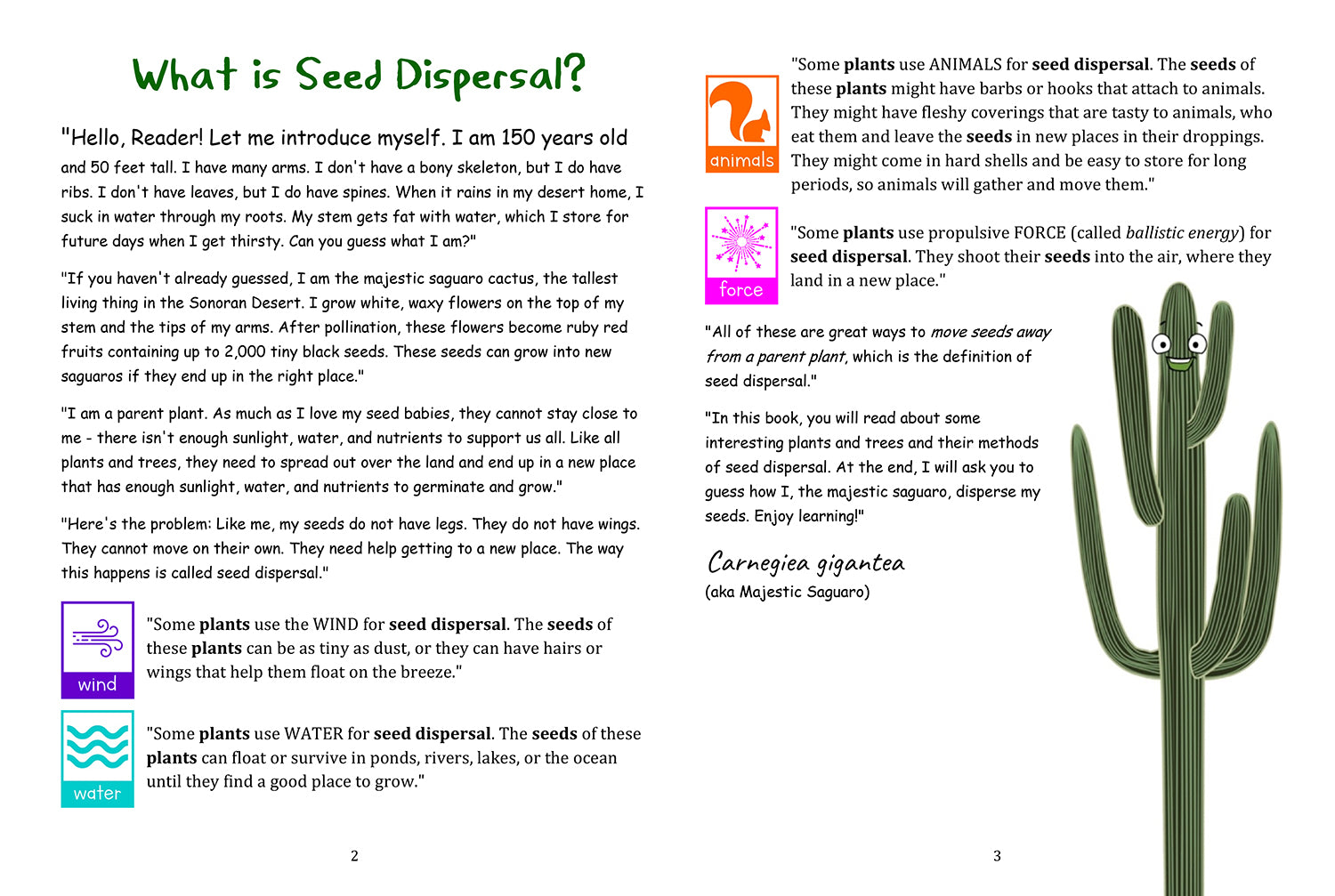 Tiny Travelers - A Book About Seed Dispersal (and other cool things about plants)