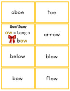 Vowel Teams (lists & flashcards)